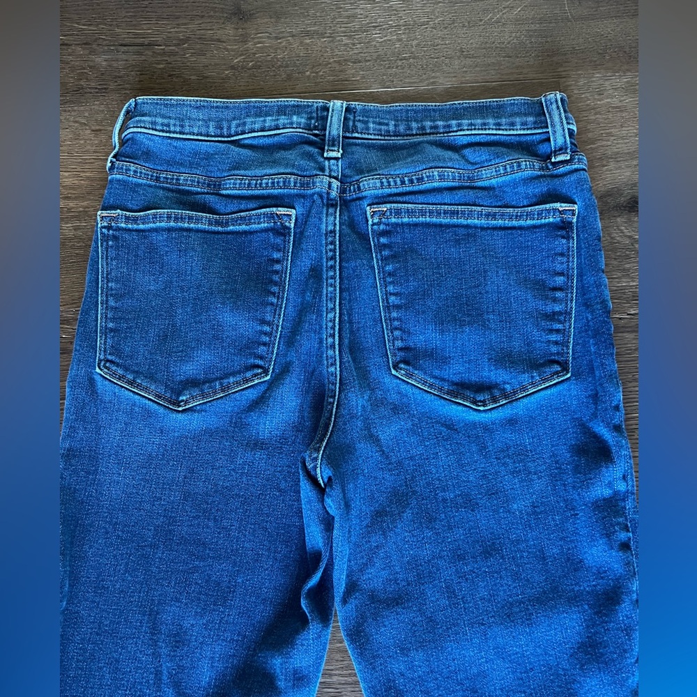 J. Crew Women's 9 inch Mid Rise Skinny Denim Blue Jeans size 27 - Picture 4 of 7